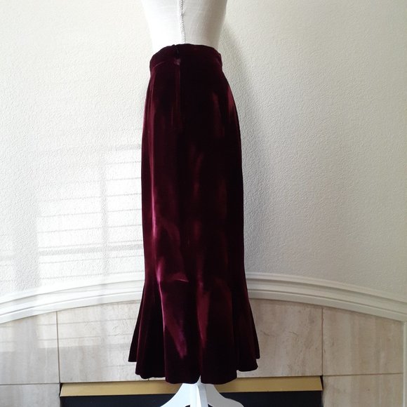 Gloria New York Dresses & Skirts - Vintage Gloria New York Velvet Skirt